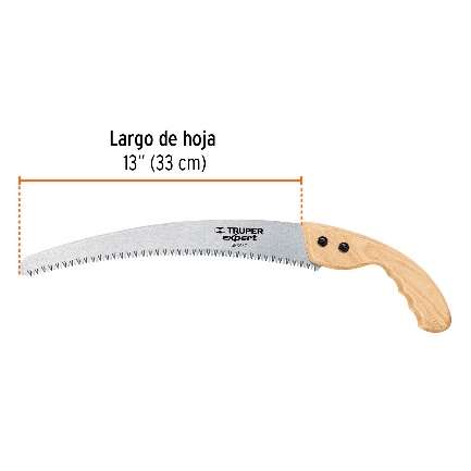 Scie À Main De Taille 33 Cm Expert Lame Courbe Manche De Bois