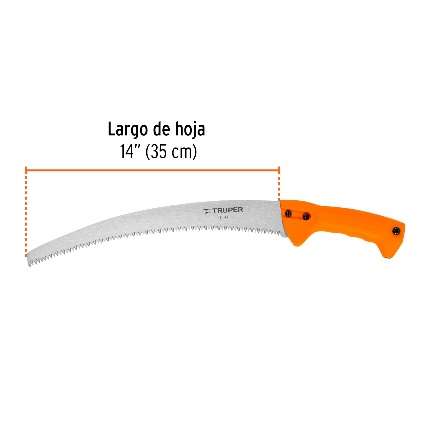 Scie À Main De Taille 35 Cm Lame Courbe Manche De Plastique