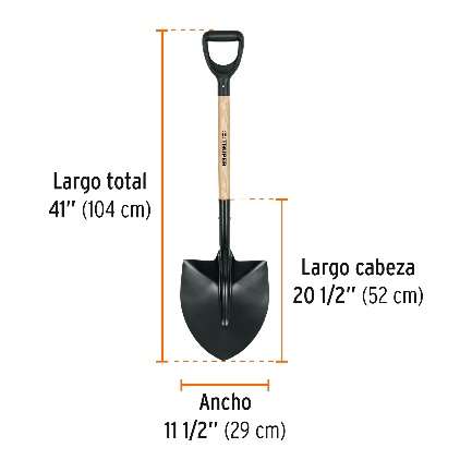 Pelle Ronde Longueur: 104 Cm Dim: 52 Cm X 29 Cm Lot: 3 U