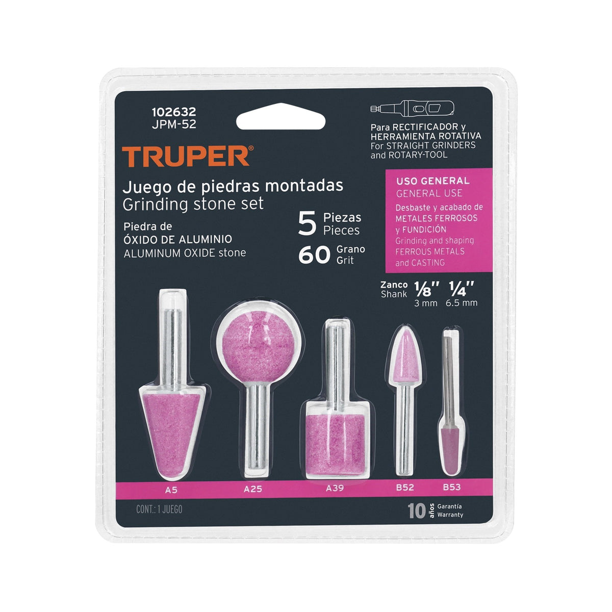 Jeu De 5 Pierres Montées (Fraises) Usage Général