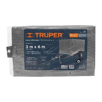 Bâche 180 G/M2 Épaisseur: 0,25 Mm 3 M X 6 M