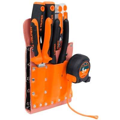 Porte-Outils De Cuir 6 Compartiments