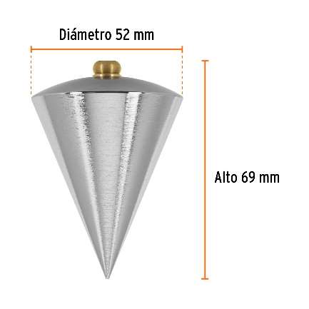 Fil À Plomb De Acier 454 G 52 Mm X 69 Mm
