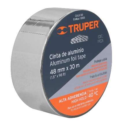 Ruban De Aluminium Longueur: 30 M Temp Max: 40º