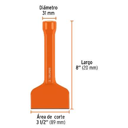 Ciseau À Froid De Maçon Longueur: 20 Cm Cale: 89 Mm