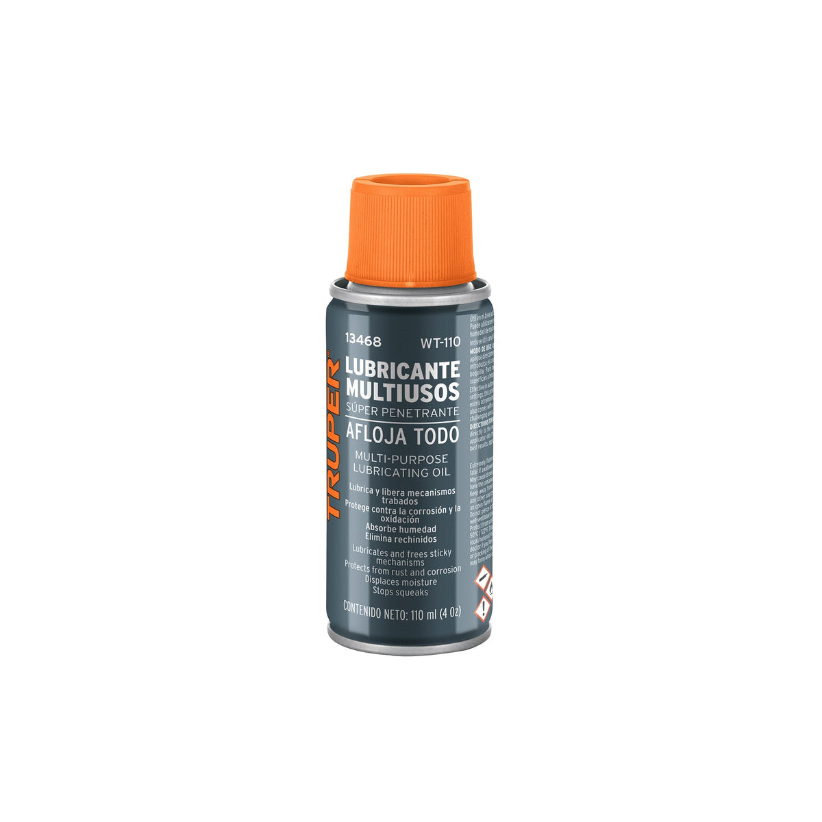 Lubrifiant Multi-Usage Dégrippant Tout 110 Ml