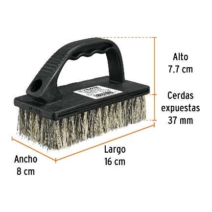 Brosse De 7 X 14 Pinceaux Surfaces Rugueuses