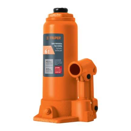 Cric De Bouteille 6 Tonne Hauteur Min: 21,5 Cm Max:43,5 Cm