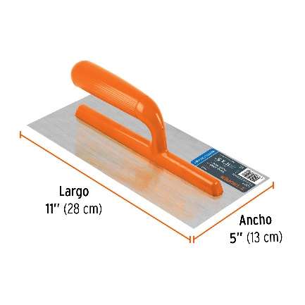 Taloche Bord Droit 28X13Cm Manche De Plastique 6 Rivets