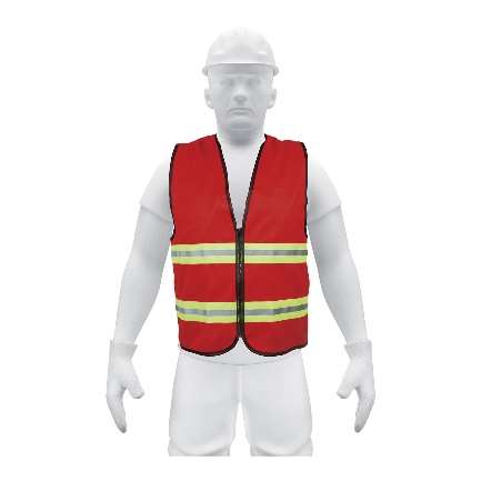 Gilet De Sécurité Polyester Avec Rubans De 19 Mm