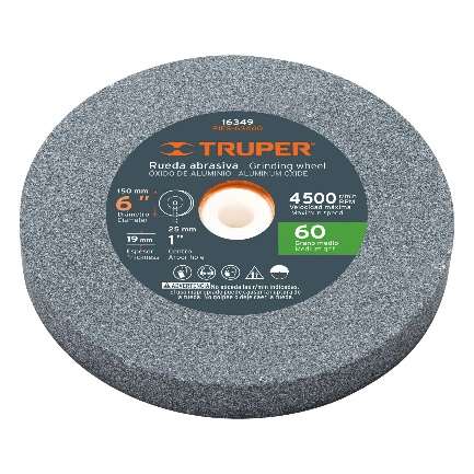 Roue Abrasive Oxyde De Aluminium Roue Grain Moyen 60 150 Mm X 19 Mm