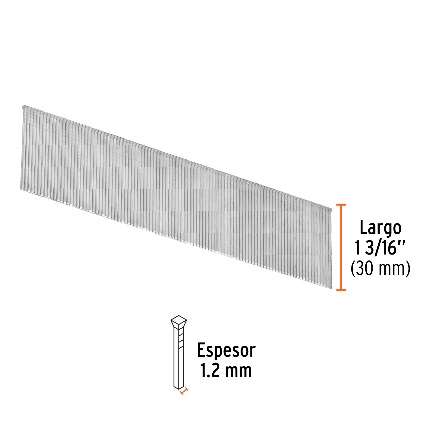 5000 Clous Pour Cloueuse 1,2 Mm X 30 Mm