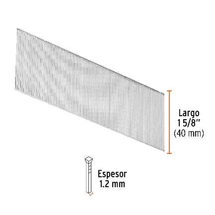 5000 Clous Pour Cloueuse 1,2 Mm X 40 Mm