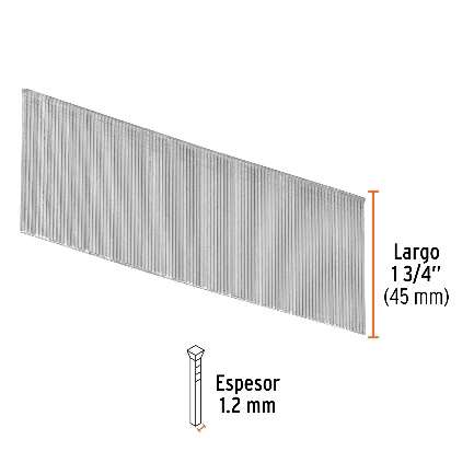 5000 Clous Pour Cloueuse 1,5 Mm X 45 Mm