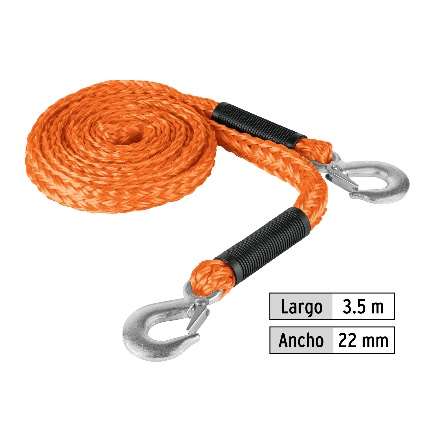 Corde Avec Crochets Remorque Longueur: 3,5 M 1000 Kg