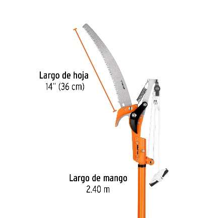 Coupe- De Branches Hautes Manche De Aluminium 2,4 M
