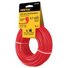 Fils Ronds Débroussailleuse Diamètre: 2,7 Mm 6 U
