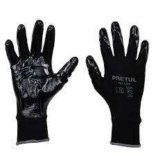 Gants Haute Sensibilité Nylon - Nitrile Lisse En Paume