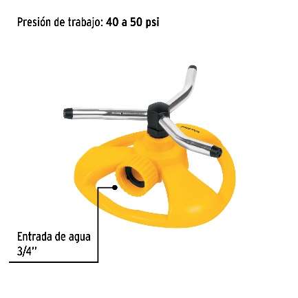 Asperseur Plastique 3 Bras Arrosage 360 º 10 M