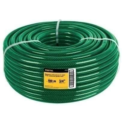 Tuyau Renforcée De 3 Couches Tissé 8 Fils Diamètre: 5/8" Rouleau: 100 M