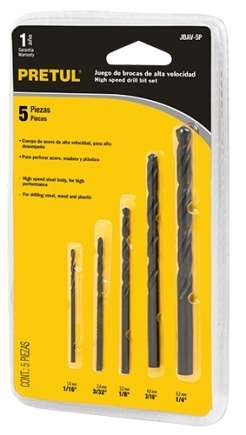 Mèches Acier-Bois-Plastique 1,6Mm-2,4Mm-3,2Mm-4,8Mm-6,3Mm