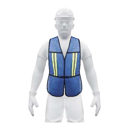 Gilet De Sécurité Polyester Avec Rubans De 19 Mm