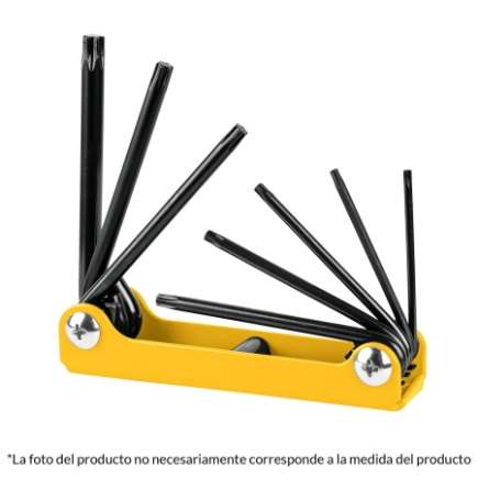 Jeu De Clés Torx 8 Clés Type Couteau