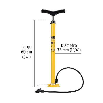 Pompe Manuel Pour Gonfler Longueur: 60Cm X 32Mm 80Psi