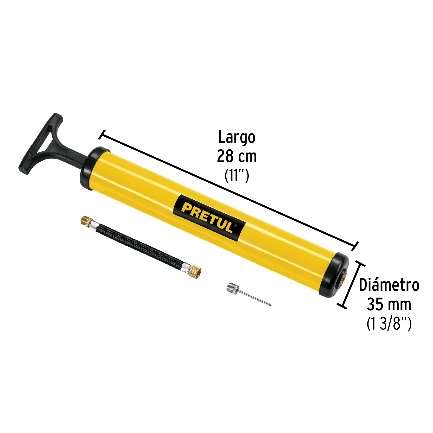 Mini Pompe Manuel Pour Gonfler Longueur: 28 Cm 14,5 Psi