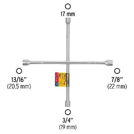 Clé De Cruciforme Taille: 46 Cm