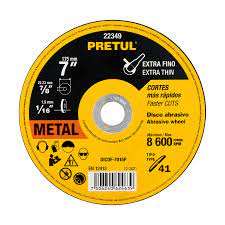 Disque Abrasif Pour Coupe Métal De Métal 175 Mm X 1,5 Mmextra-Fin