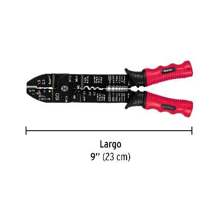Pince Dénudeur 9" 6 À 0.75 Awg 23Cm Quatre