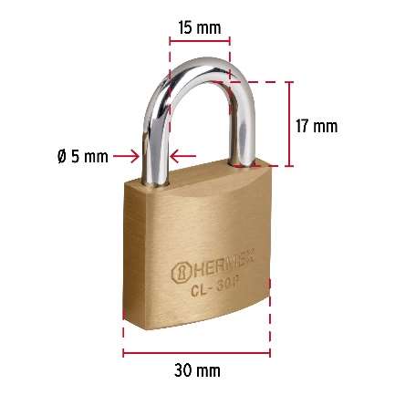 Cadenas De Laiton 30 Mm Crochet Court
