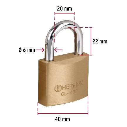 Cadenas De Laiton 40 Mm Clé Traditionnel Crochet Court