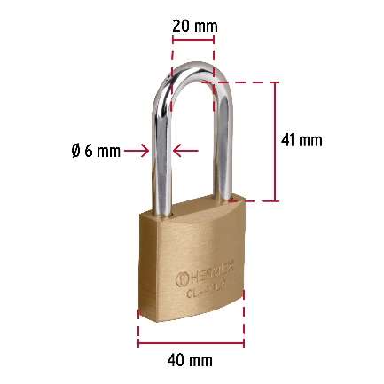 Cadenas De Laiton 40 Mm Crochet Longueur