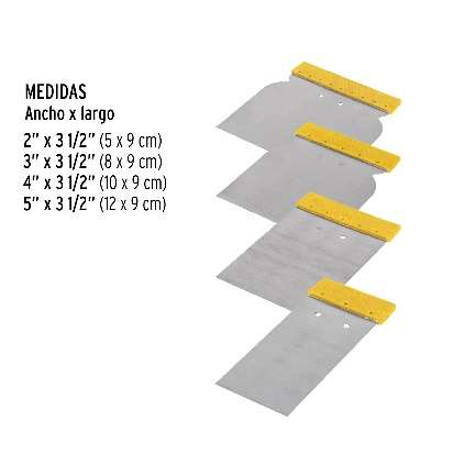 Set De 4 Cales Avec Manche Épaisseur 0,26 Mm
