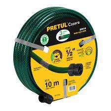Tuyau Renforcée 3 Couches 10 M 8 Fils- Raccords Plastiques 1/2"