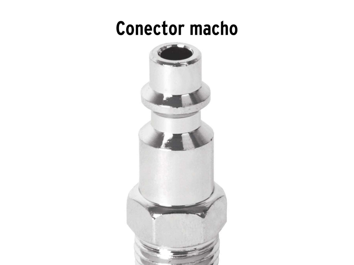 Connecteur Rapide Acier Chromé 1/4" Mâle
