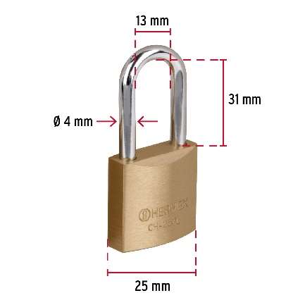 Cadenas De Fer 25 Mm Crochet Longueur