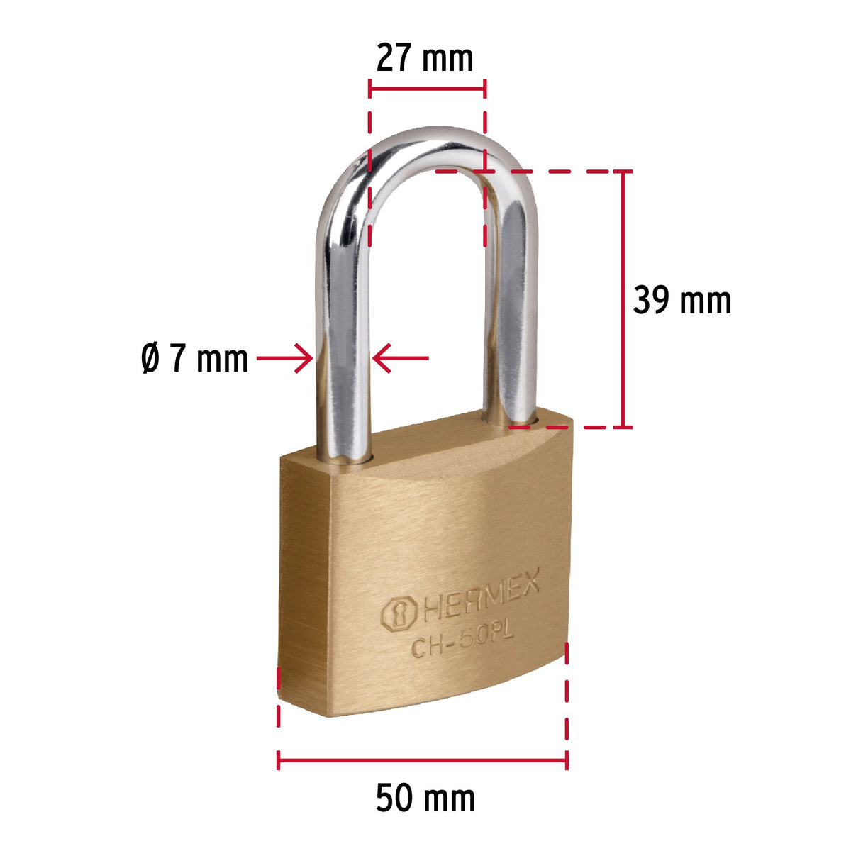 Cadenas De Fer 50 Mm Crochet Longueur