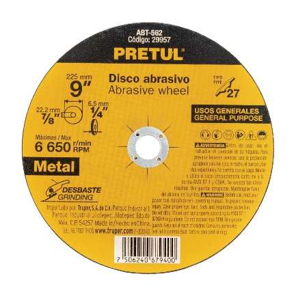 Disque Abrasif Pour Poncer X 6,2 Mm Oxyde De Aluminium