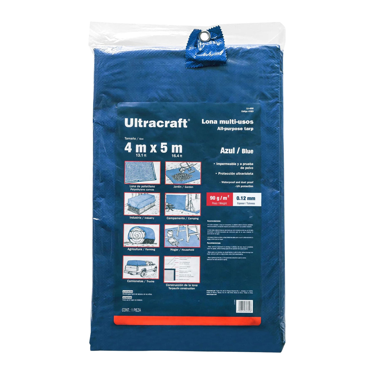 Bâche Ultracraft Légère 4 M X 5 M