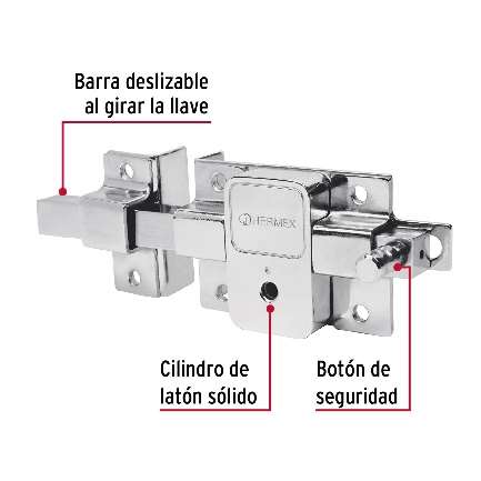 Serrure De Barre Fixe Gauche