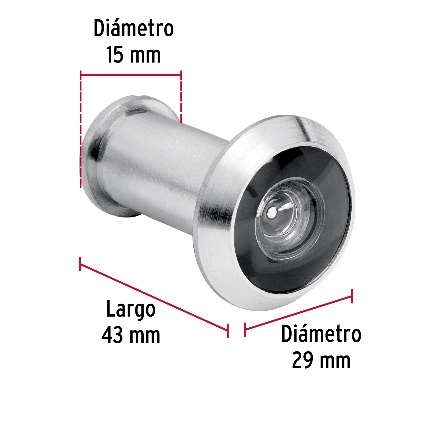 Judas De Sécurité Pour Portes De 35 À 56 Mm