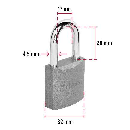 Cadenas De Fer 32 Mm Crochet Longueur