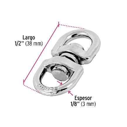 Anti-Vrille Métallique Longueur: 40 Mm