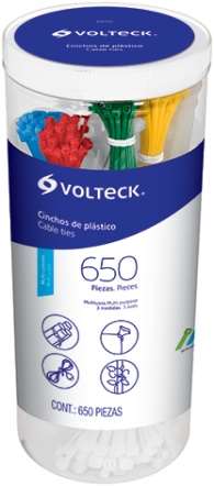 Colliers De Plastique Contient: 650Pièces