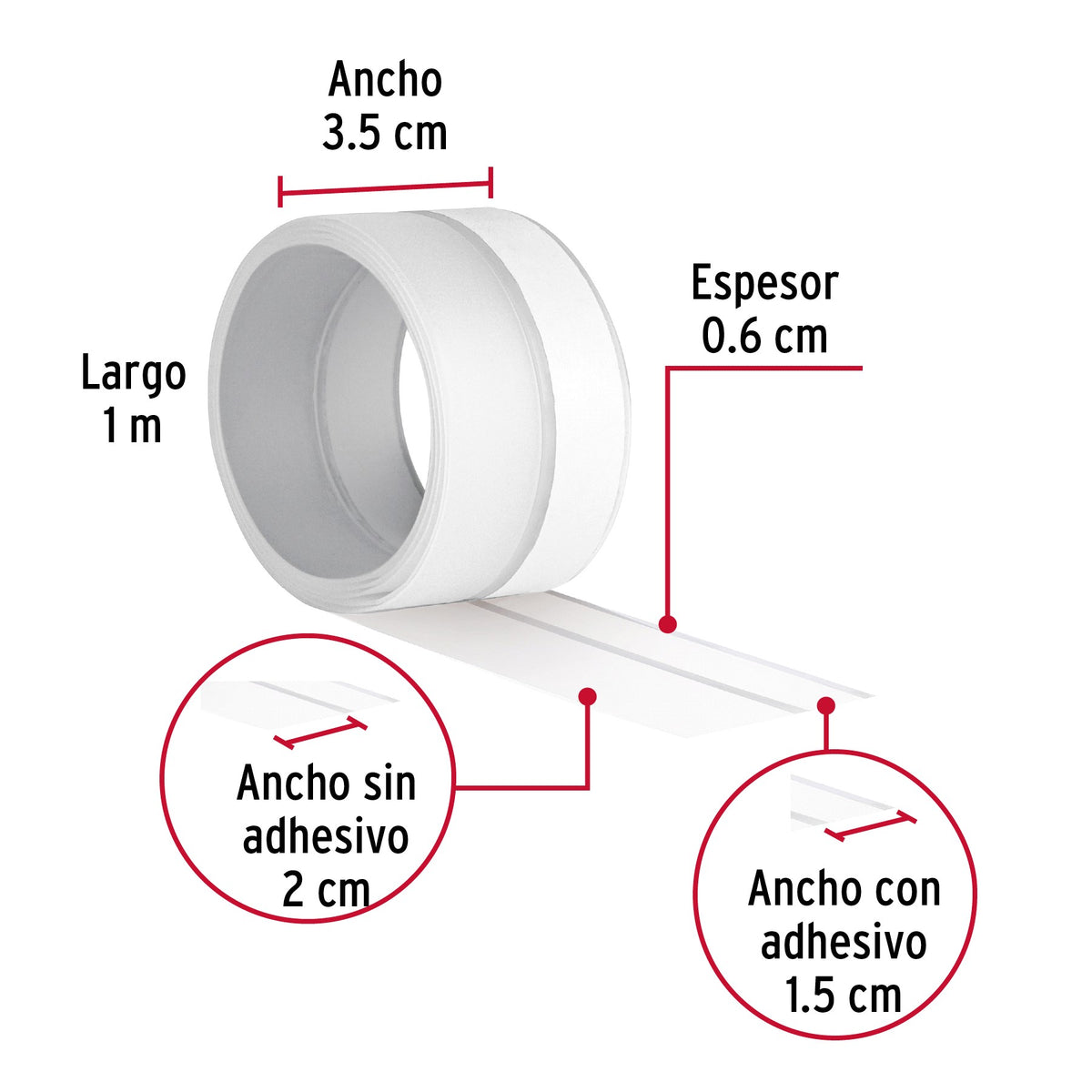 Pare-Poussière Transparent 1M Pour Portes Et Fenêtres 1 M