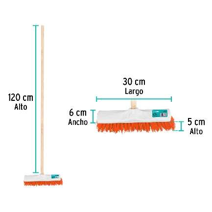 Brosse Rigide Avec Bâton Longueur: 30 Cm